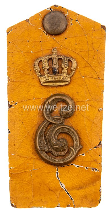 Preußen Miniatur-Schulterklappe für einen Soldaten im Königin Elisabeth Garde-Grenadier-Regiment Nr. 3