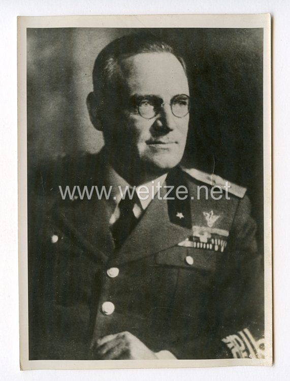 III. Reich Pressefoto. General Soddu, Oberbefehlshaber an der griechischen Front. 11.11.1940.