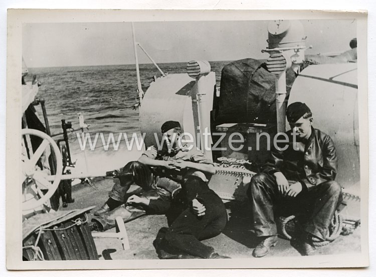 Kriegsmarine Pressefoto: Schnellboot Voran 12.9.1940 