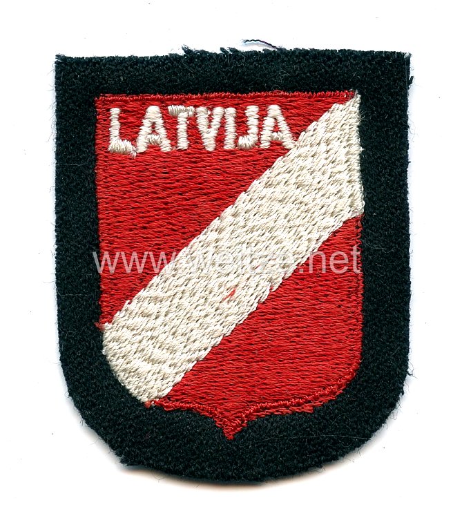 Ärmelschild der lettischen Freiwilligen der Waffen-SS,