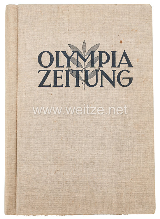 XI. Olympischen Spiele 1936 Berlin - Olympia Zeitung Nummer 1-30 komplett in Sammelmappe Bild 2