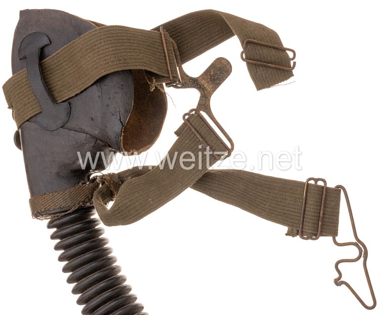 Luftwaffe Sauerstoffmaske für Piloten Baumuster "bwz 6701 -2 " Bild 2
