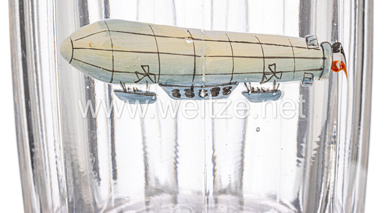 Preußen 0,35 Liter-Glaskrug für einen Angehörigen der Luftschiffer-Truppe Bild 2
