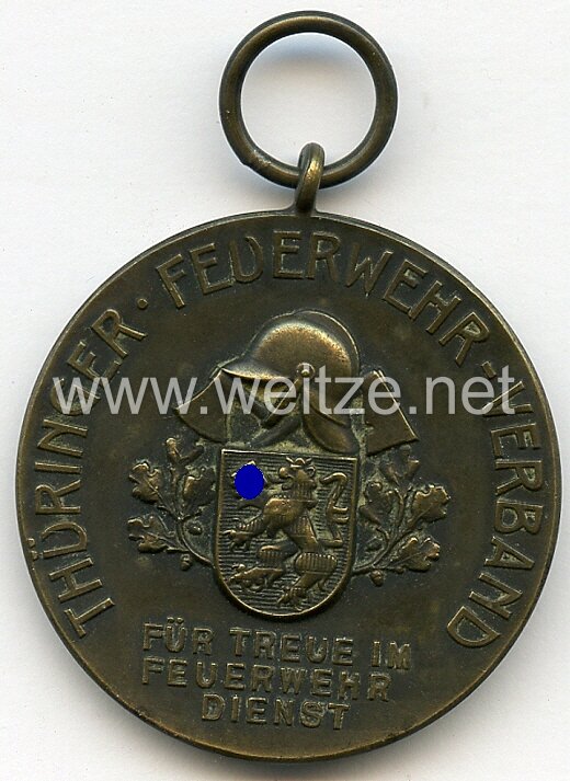 III. Reich / Thüringer Feuerwehr Verband Feuerwehr-Ehrenzeichen, 1935