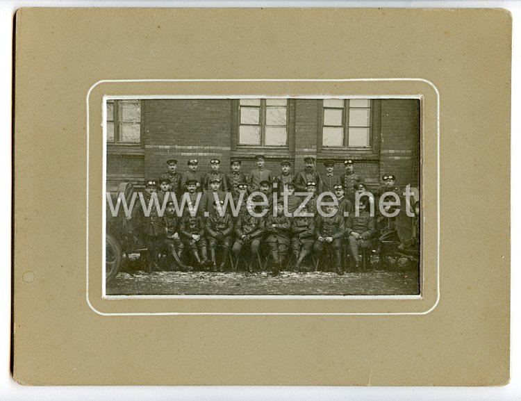 Deutsches Kaiserreich Foto, Angehörige einer Kraftfahr-Abteilung