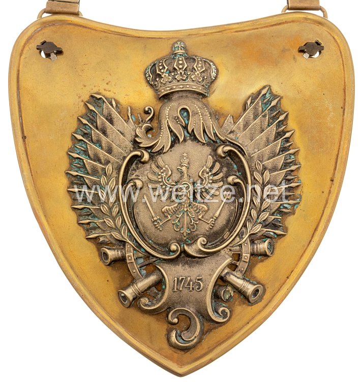 Preußen Ringkragen für Mannschaften im Kürassier-Regiment Königin (Pommersches) Nr. 2 Bild 2
