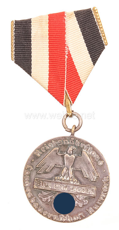 Reichsnährstand Landesbauernschaft Kurmark - tragbare Medaille " Für treue Mitarbeit "