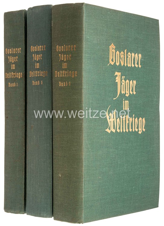 Goslarer Jäger im Weltkriege - Band I - III,