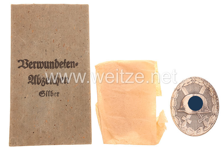Verwundetenabzeichen 1939 in Silber - Steinhauer & Lück