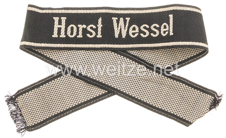 Waffen-SS Ärmelband für Mannschaften der 18. SS-Freiwilligen-Panzergrenadier-Division „Horst Wessel“