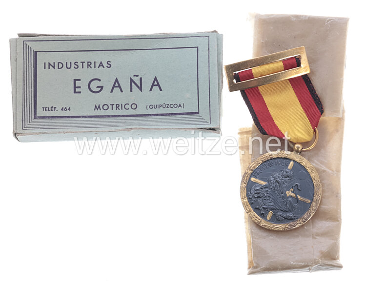 Spanien Erinnerungsmedaille an den Bürgerkrieg 1936-39 "Medalla de la Campana"