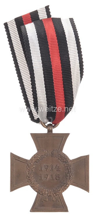 Ehrenkreuz für Kriegsteilnehmer 1914-18 - "P. & C.L."