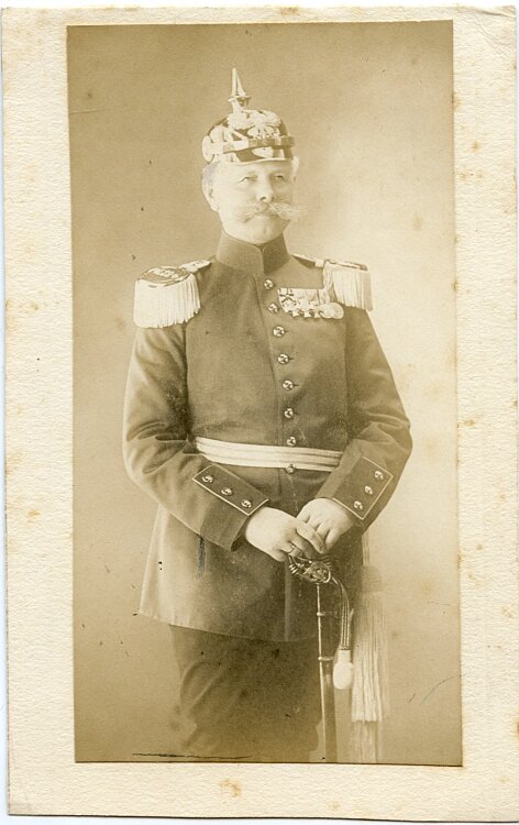 Foto des späteren Generaloberst und Pour le Merite Trägers Genberaloberst Wilhelm Heye