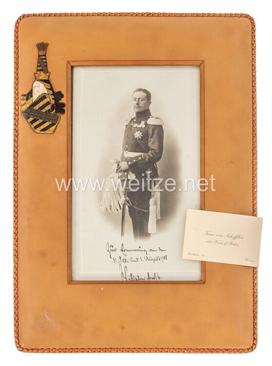 Großherzog Wilhelm Ernst von Sachsen-Weimar: offizieller Geschenkrahmen