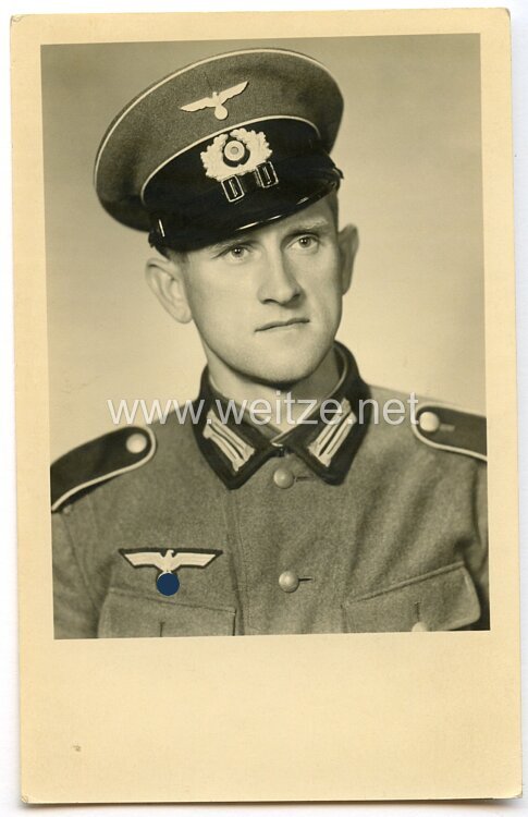 Wehrmacht Portraitfoto, Angehöriger eines Infanterie-Regiment
