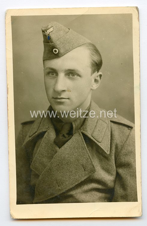 Wehrmacht Portraitfoto, Angehöriger einer Sturmgeschützabteilung