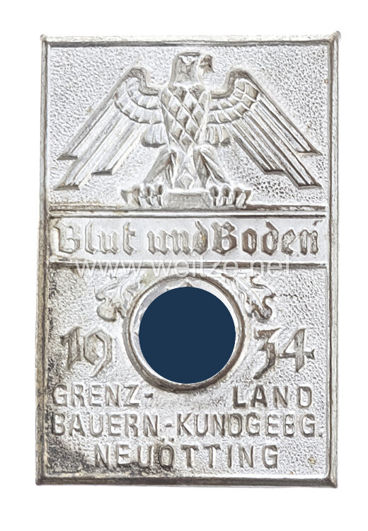 III. Reich - Grenzland Bauern-Kundgebung Neuötting 1934 " Blut und Boden "
