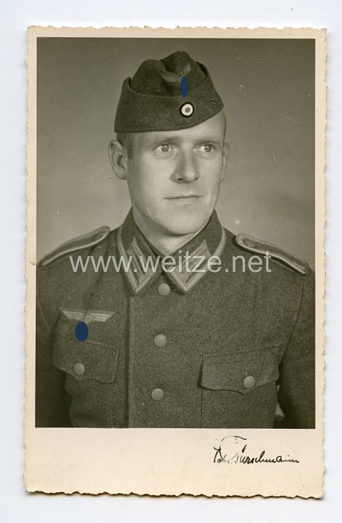 Wehrmacht Portraitfoto, Unteroffizier der Infanterie