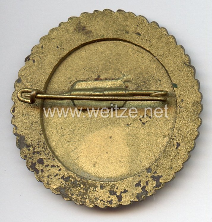 Standschützenverband Tirol-Vorarlberg - Gaumeisterabzeichen 1943 in Gold mit Eichenlaubkranz " Pistole " Bild 2