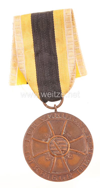 Sachsen-Meiningen Medaille für Verdienst im Kriege 1915 