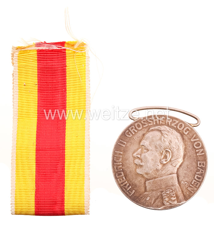 Baden Silberne Verdienstmedaille 1908 - 1916