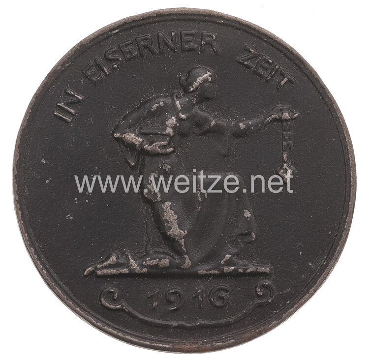 Deutsches Reich Medaille "In Eiserner Zeit" 1916