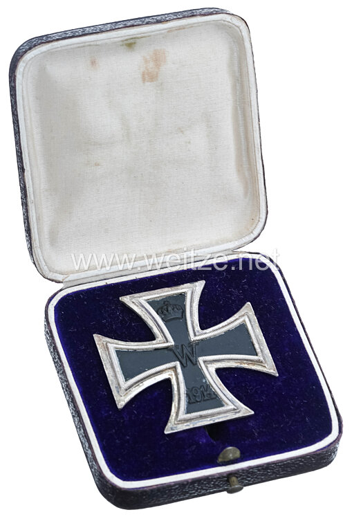 Preussen Eisernes Kreuz 1914 1. Klasse im Etui - K.A.G.