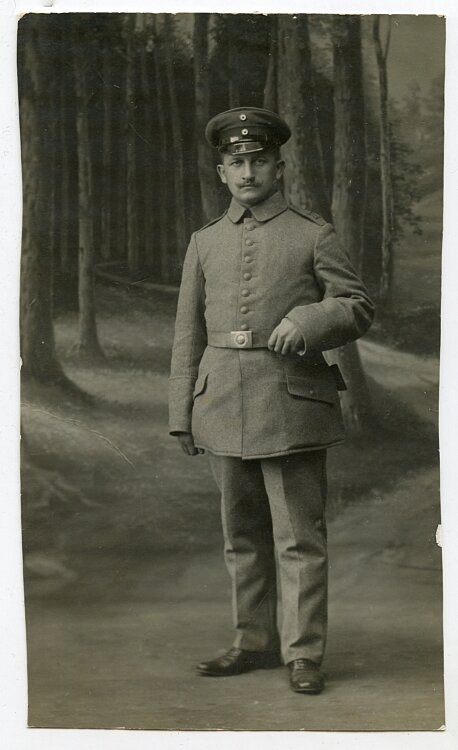 1.Weltkrieg Foto, Preußen Angehöriger des 27.Regiment
