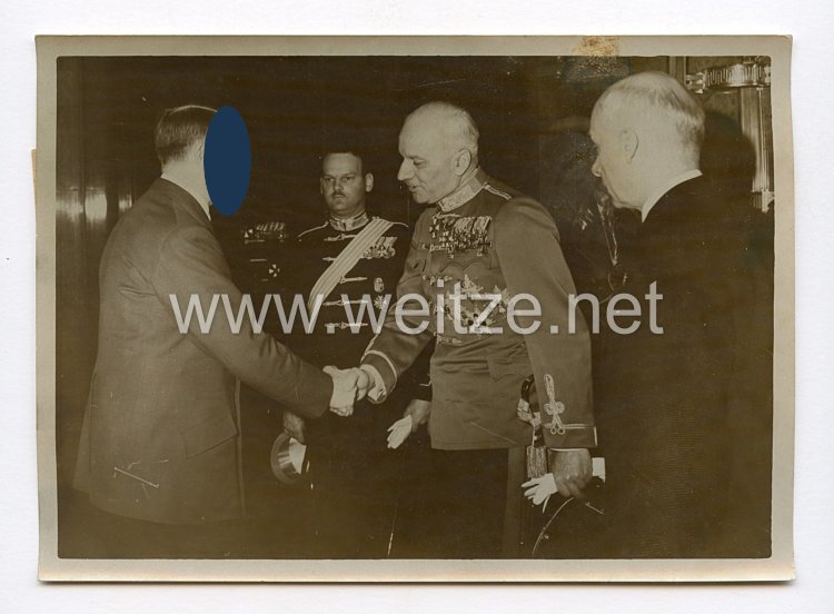III. Reich Pressefoto. Der Führer empfing Honvedminister Bartha. 29.1.1941.