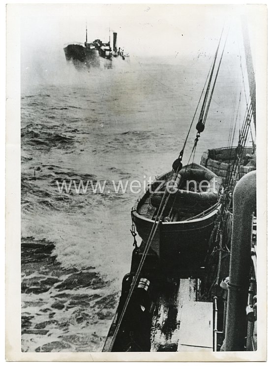 Kriegsmarine Pressefoto: Vorpostenboote 