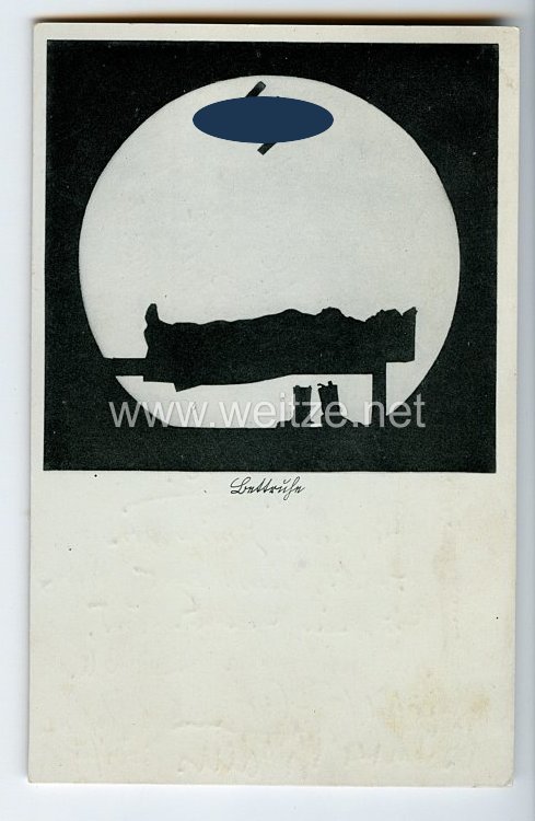 III. Reich - Propaganda-Postkarte - " Reichsarbeitsdienst - Bettruhe "