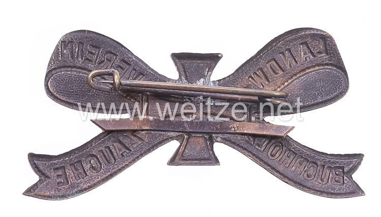 Preußen Mitgliedsabzeichen "Landwehr Verein Buchholz Zauche" Bild 2