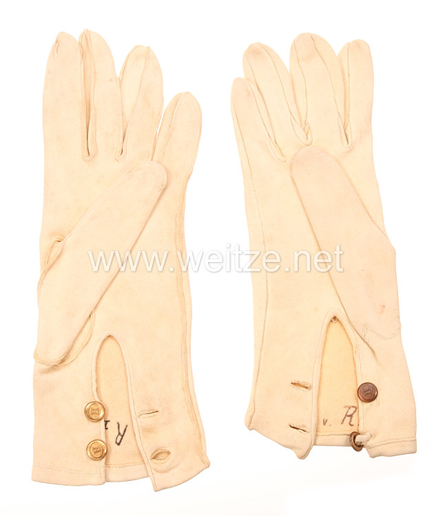Deutsches Kaiserreich 2 Handschuhe für Offiziere Bild 2