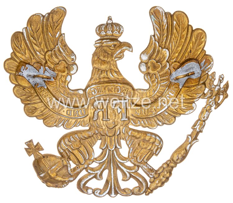 Preußen Helmadler für die Pickelhaube für Mannschaften der Linien-Infanterie bzw. -Artillerie Bild 2