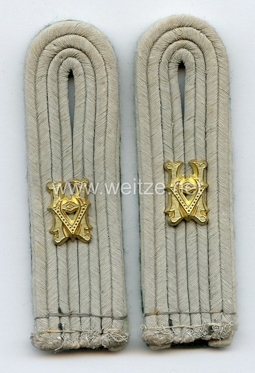 Wehrmacht Heer Paar Schulterstücke für einen Verwaltungssekretär 