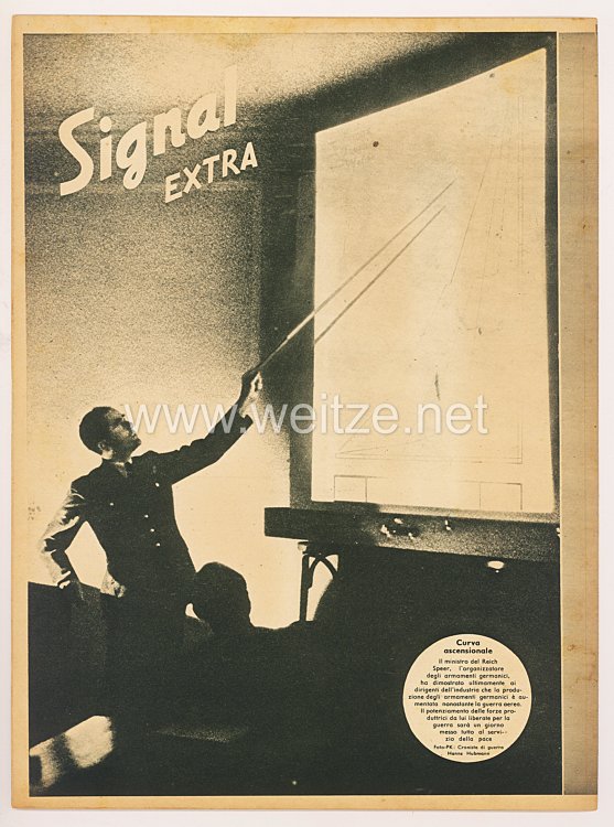 Signal - Sonderausgabe der " Berliner Illustrierten Zeitung " - Sonderheft Nr. I 2 von 1944 : Signal Extra - La V 1 ( italienisch ) Bild 2