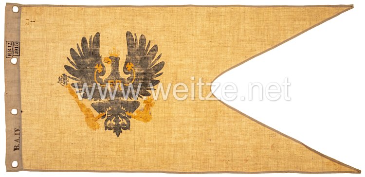 Preußen Lanzenflagge für Unteroffiziere im Husaren-Regiment 12