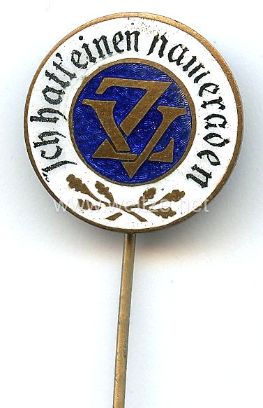 Zentralverband Deutscher Kriegsbeschädigter und Kriegerhinterbliebener ( ZV ) - Mitgliedsabzeichen 2. Form