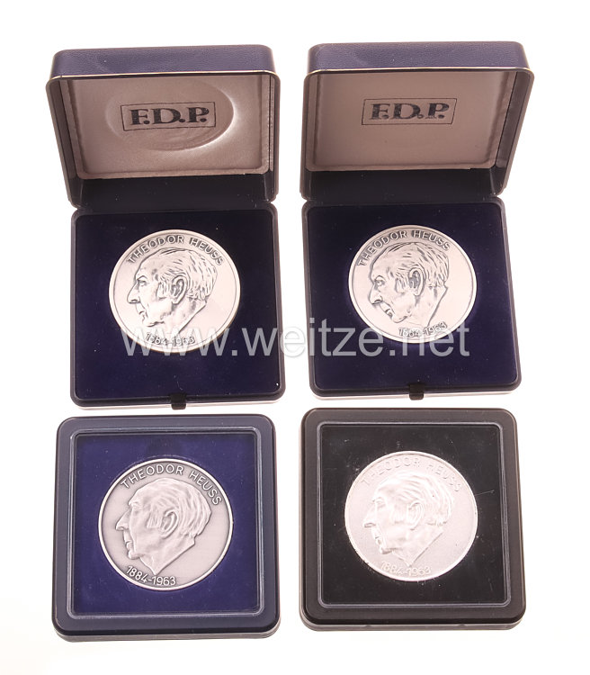 Bundesrepublik Deutschland ( BRD ) Medaillen der Freien Demokratischen Partei ( FDP )