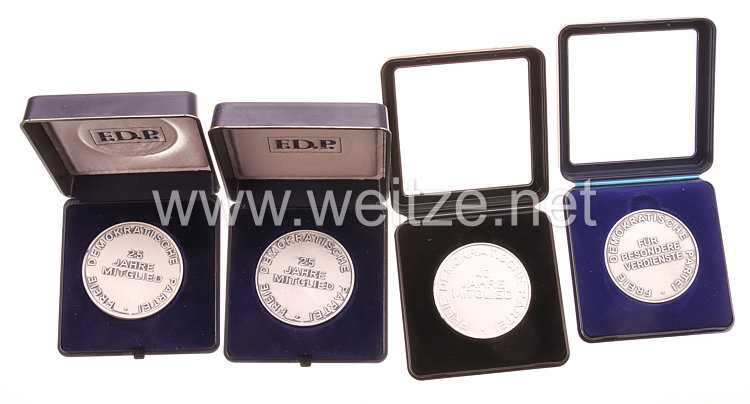 Bundesrepublik Deutschland ( BRD ) Medaillen der Freien Demokratischen Partei ( FDP ) Bild 2