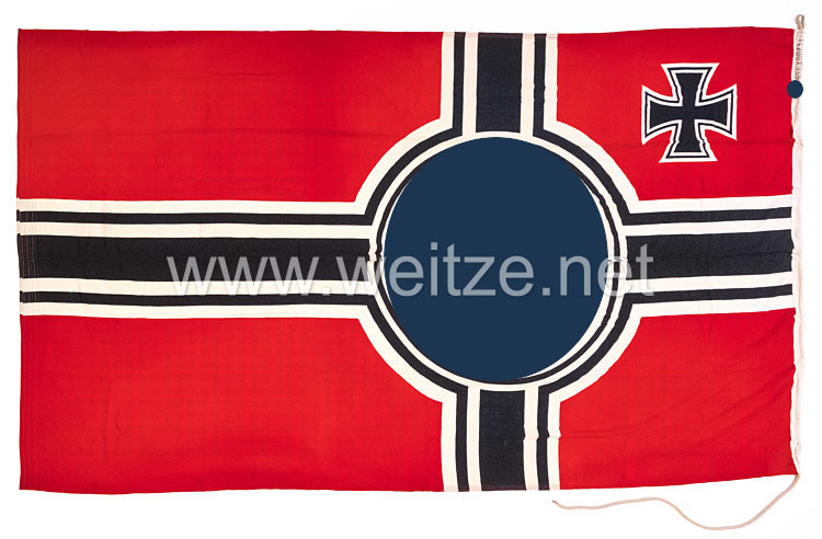 Kriegsmarine Reichskriegsflagge, große Ausführung für ein Schlachtschiff, Schwerer Kreuzer, etc. Bild 2