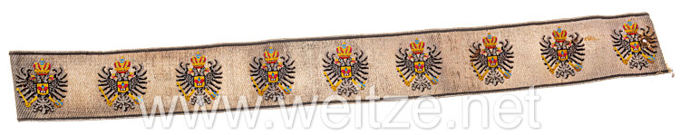 Fürstentum Schwarzburg-Rudolstadt Hutband für einen Kutscher der fürstlichen Kutsche