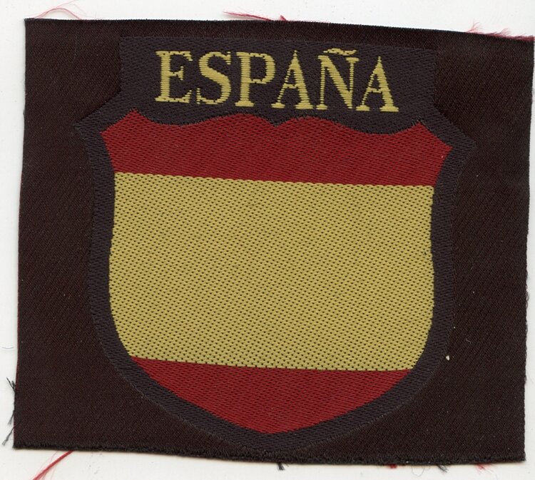 Wehrmacht Heer Ärmelschild der spanischen Freiwilligen (Blaue Division)