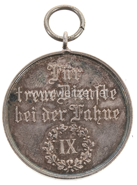 Württemberg Dienstauszeichnung Medaille für IX Dienstjahre Bild 2