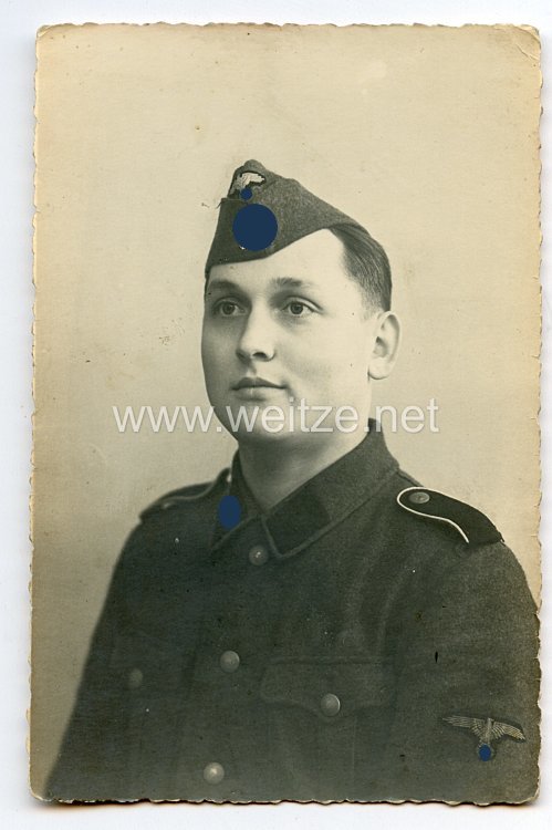 Waffen-SS Portraitfoto, SS-Mann in der SS-Division 