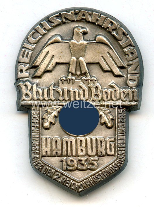 III. Reich - Reichsnährstand " Blut und Boden " Eröffnungsfeier der 2. Reichsnährstandsausstellung 28.5.1935 Hamburg