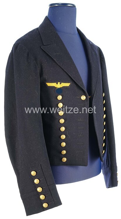 Kriegsmarine dunkelblaue Paradejacke für einen Matrosen seemännische Laufbahn