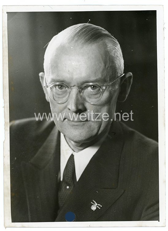 III.Reich Pressefoto, Prof. Dr. O. Niemczyk Rektor der TH-Berlin 25.4.1942