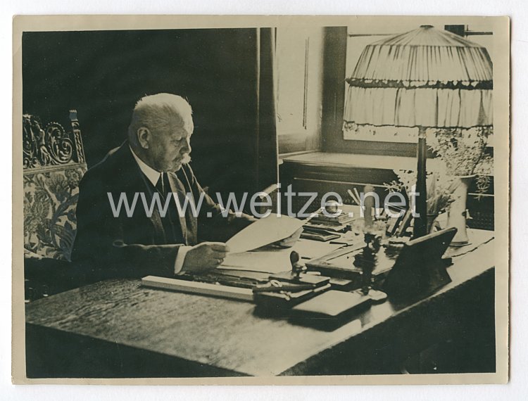 3. Reich Pressefoto: Reichspräsident von Hindenburg