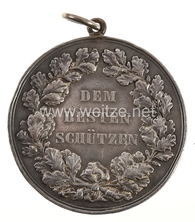 Sachsen Königreich Medaille "Dem besten Schützen" Bild 2